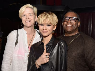 Zendaya with her parents