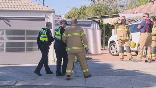 Emergency services were called to their Perth home.