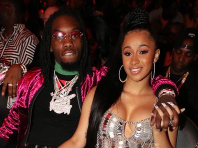 Cardi B and Offset at the 2017 BET Hip Hop Awards in Miami Beach.