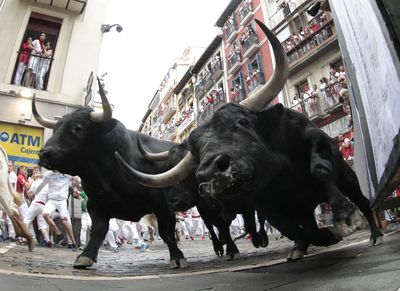 The dangerous running of the bulls brings many to the streets of Pamplona