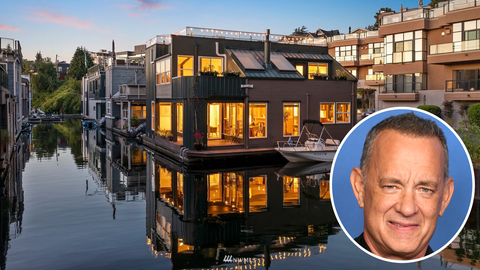 A Sleepless in Seattle houseboat just like Tom Hanks' character has gone on the market 