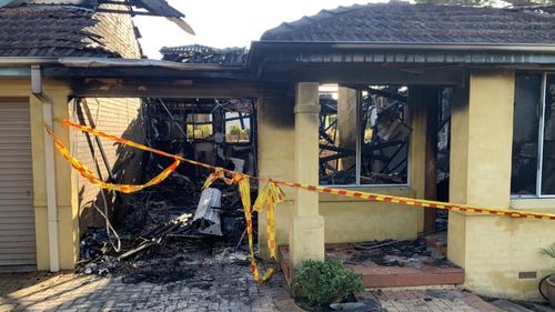 Merrylands fire in Sydney