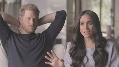 Still image from Harry & Meghan docuseries episodes 3-6