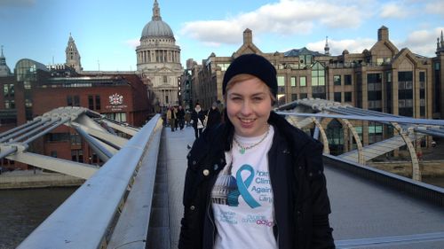 Kristen Larsen died of ovarian cancer aged 27. Now her sister Elsa is continuing her pledge to help others.