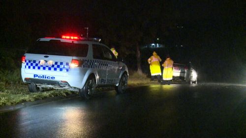 Ms Brownlee and Mr Hallow were at a Chirnside Park lookout spot when they were struck. (9NEWS)