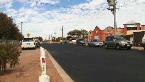 The street in Wonthella where the boy was hit. (9NEWS)