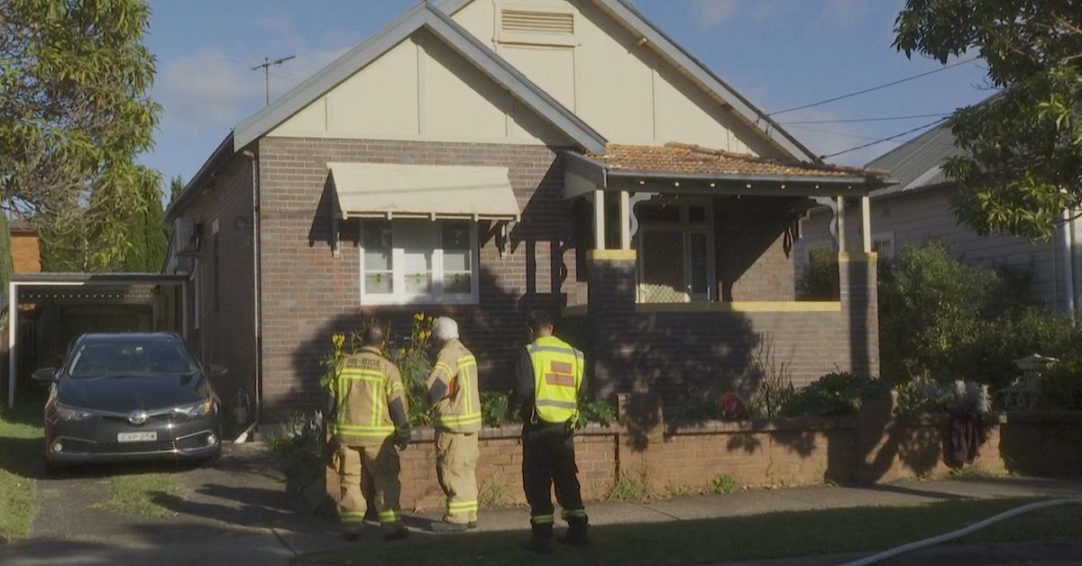 Firefighters rescue man from burning home