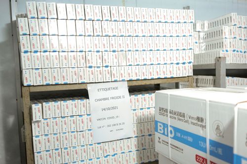 Boxes of Chinese-made Sinopharm vaccine arrive in Bujumbura, Burundi.