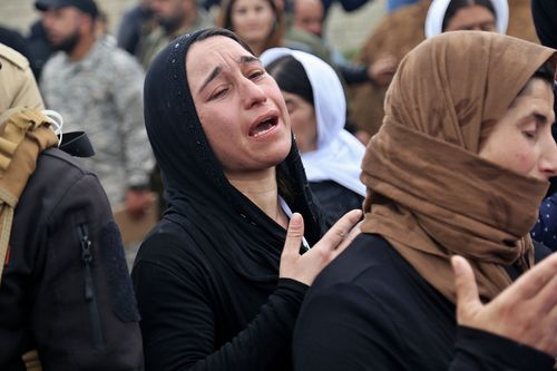 Yazidi woman and female children are often sold into slavery by Islamic State and the boys are forced to fight and die with soldiers.