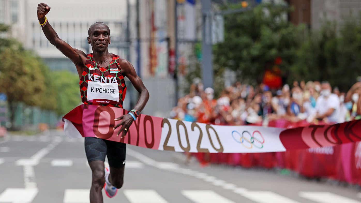 Kenyan legend defends Olympic marathon title