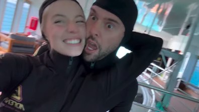 Sydney Sweeney and Scooter Braun in Hamilton Island Queensland 