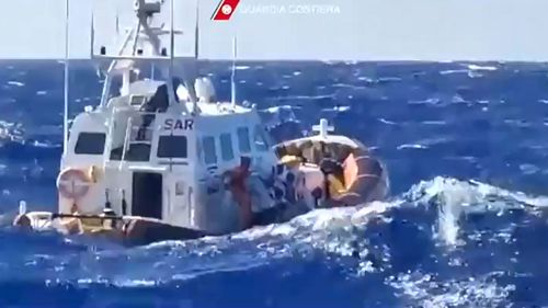 Italy's coast guard rescued dozens of migrants in multiple shipwrecks over the weekend.