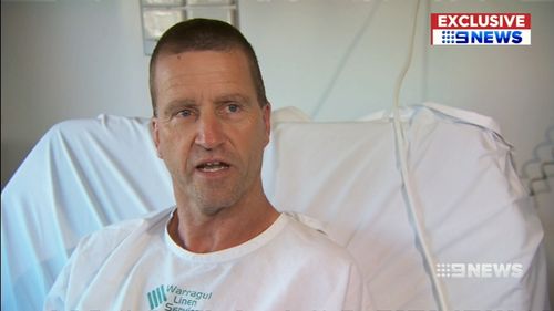 Glenn Varley suffered serious injuries and was rushed to the Alfred Hospital. (9NEWS)