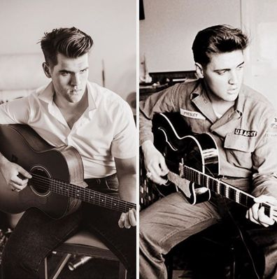 Dakota Striplin from The Voice and Elvis Presley