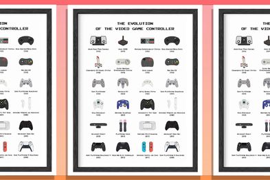9PR: Haus and Hues Retro Video Game Controller Poster