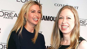 Ivanka Trump and Chelsea Clinton in 2014. (Getty)