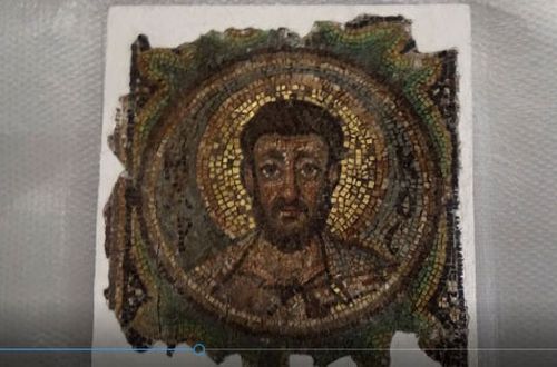 The 1600-year-old mosaic of St Mark was stolen from Cyprus in the 1970s,