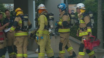 George Street Brisbane CBD chemical smell evacuation 