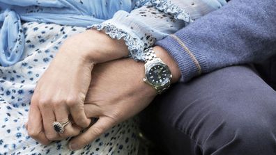 Close up of Prince William's watch