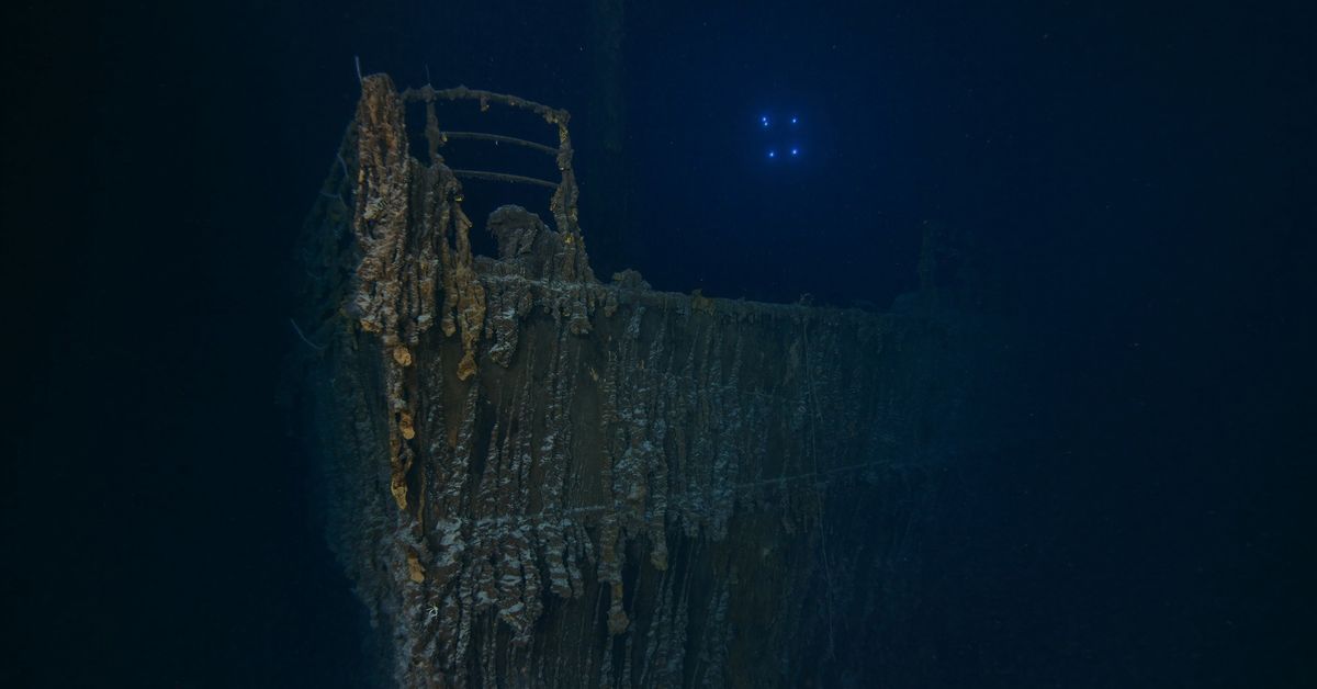 Haunting new images of the Titanic surface after exploration dive