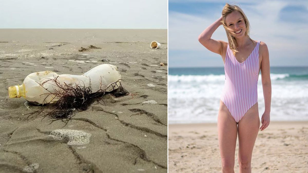 Brother-Sister Duo's Sustainable Swimsuit Line Made of Plastic Bottles