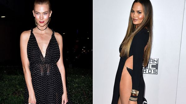 Style sisters. Karlie Kloss and Chrissy Teigen. Image: Getty