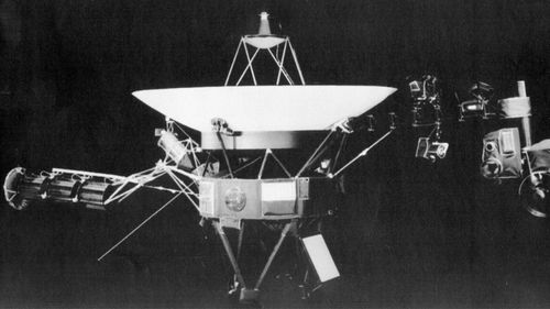 A 1981 handout photo from the Jet Propulsion Lab of the Voyager spacecraft. 