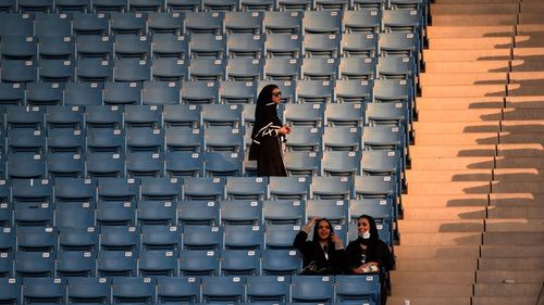 Women will be allowed in three Saudi Arabian sports stadiums from next year. 
