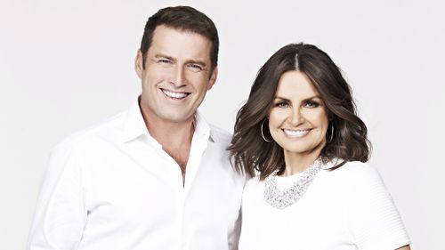 Karl Stefanovic and Lisa Wilkinson. (9NEWS)
