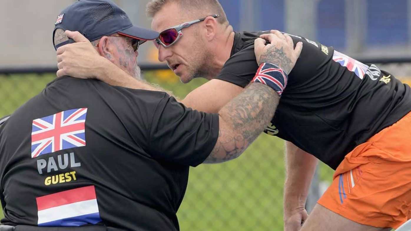 Emotional moment as Invictus Games competitor breaks down, comforted by teammate singing 'Frozen' theme