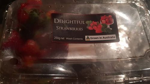 On Thursday Queensland police announced they were investigating a suspected copycat incident after a metal rod was discovered on top of strawberries inside a plastic punnet at a Coles in Gatton.