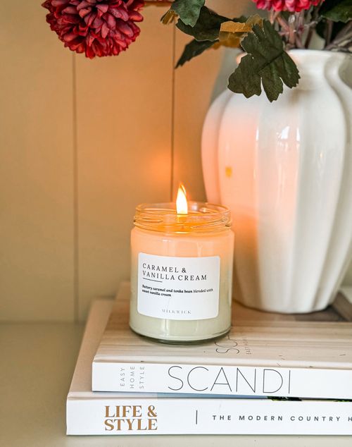 MILKWICK vende fino a 500 candele in barattoli di vetro ogni giorno e ogni tanto una viene danneggiata durante il trasporto.