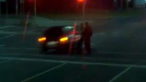 Mornington pedestrian car near miss Victoria