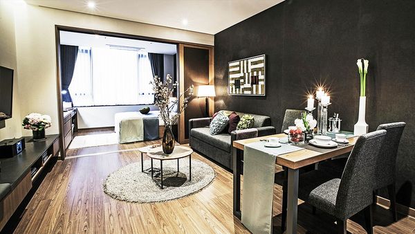 Fraser Place Namdaemun room living area (supplied)