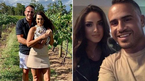 Josh Reynolds and his now-estranged girlfriend Arabella Del Busso.