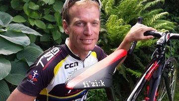 Cyclist Maarten de Jonge. (Supplied)