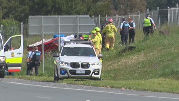 Three people have been killed in a crash in Canberra.A car and van collided on Coppins Crossing Road near Hazel Hawke Avenue in Whitlam, in the city&#x27;s north west, just before 3pm today.
