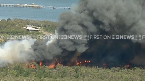 An emergency warning has been issued for Crib Point and surrounding areas. (9NEWS)