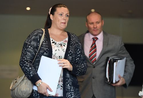 Bernice Swales "grateful" after coroner's findings proving her baby died from being deliberately given anti-depressants. Because "at least we have confirmed the actual cause" Picture: AAP