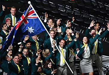 How many gold medals did Australia win at Gold Coast 2018?