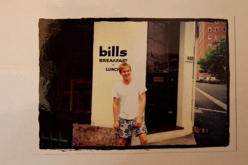 Bill Granger's personal photograph from October 1993 at the original bills, where it all began twenty years ago. SHD photo: Marco Del Grande on 14th. June, 2013