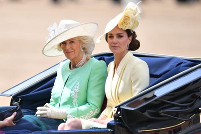 Trooping the Colour: Camilla, Duchess of Cornwall and Kate Middleton
