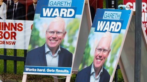 Gareth Ward is on track to win his seat of Kiama despite facing several serious criminal charges.