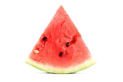 One watermelon wedge is 100 calories