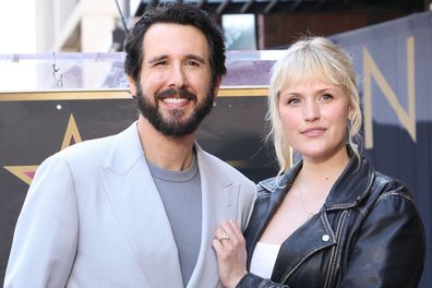 Josh Groban and Natalie McQueen at the ceremony honoring Josh Groban with a star on the Hollywood Walk of Fame held on May 06, 2026 in Los Angeles, California. 