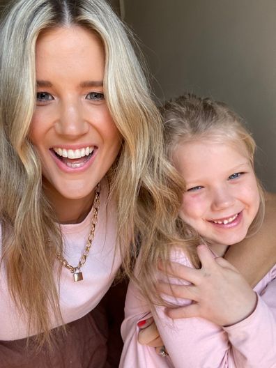Brooke Campbell Bayes and her daughter Edie