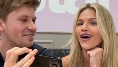 R﻿obert Irwin has quizzed his Dancing With The Stars partner Witney Carson on Aussie slang in a "ripper" video posted to social media.Irwin, 21, and Carson, 34, ﻿sat side by side in the video as Irwin asked her to define common slang words like Arvo, Dunny, Fairdinkum and more.
