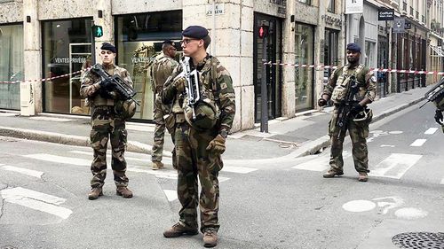 Thirteen people have been wounded following an explosion on a busy street in the French city of Lyon.