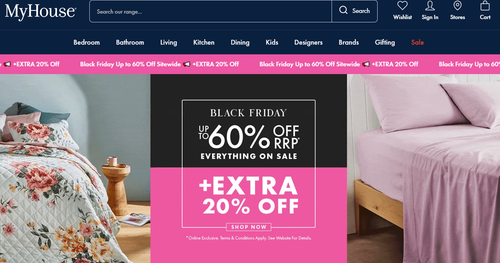 The ACCC has alleged MyHouse store's online Black Friday sale ad was misleading.