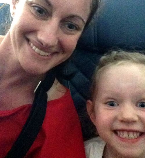 Kathie Potts and her family have relocated to Mexico so Annabelle can undergo her treatment, (Supplied)